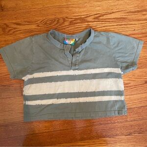 Big Bud Press Cropped Tie Dye T-shirt